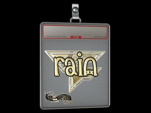 Sticker Slab | rain (Gold) | Paris 2023