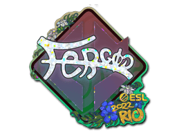Sticker | fer (Glitter) | Rio 2022