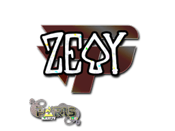 Sticker | zevy (Glitter) | Paris 2023