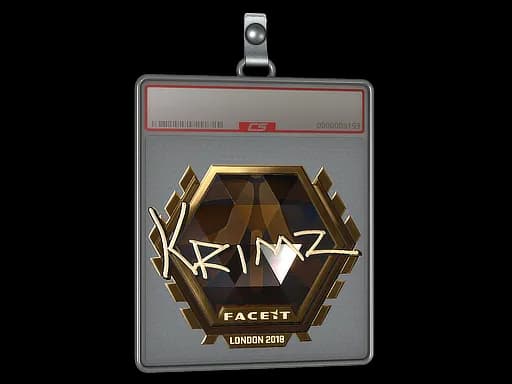 Sticker Slab | KRIMZ (Gold) | London 2018