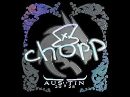 Sticker | chopper (Holo) | Austin 2025