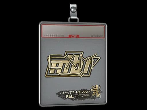 Sticker Slab | exit (Gold) | Antwerp 2022