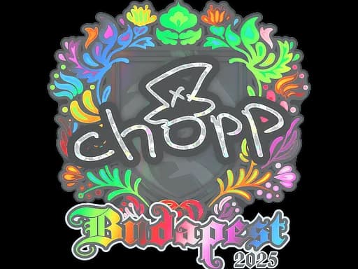 Sticker | chopper (Holo) | Budapest 2025