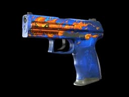 StatTrak™ P2000 | Fire Elemental (Well-Worn)