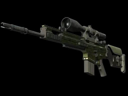 SCAR-20 | Green Marine (Battle-Scarred)