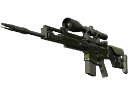 SCAR-20 | Green Marine (Battle-Scarred)