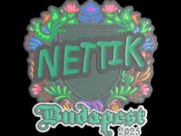 Sticker | nettik (Embroidered) | Budapest 2025