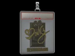 Sticker Slab | dav1g (Gold) | Copenhagen 2024