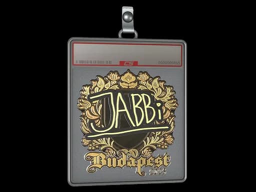 Sticker Slab | jabbi (Gold) | Budapest 2025