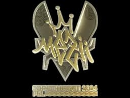 Sticker | mezii (Gold) | Copenhagen 2024