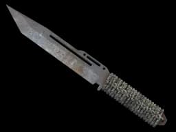 ★ Paracord Knife | Rust Coat (Well-Worn)