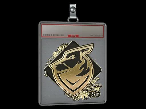 Sticker Slab | Grayhound Gaming (Gold) | Rio 2022