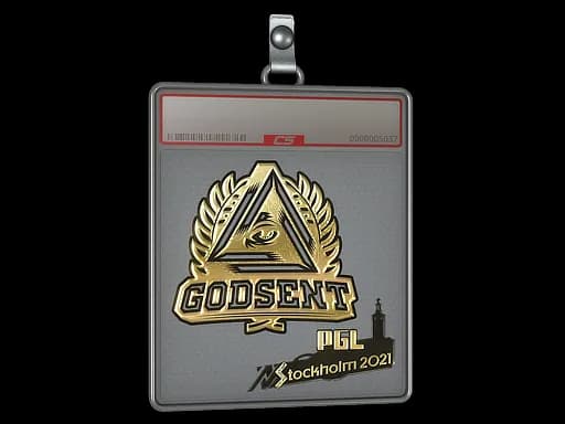 Sticker Slab | GODSENT (Gold) | Stockholm 2021