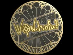 Sticker | w0nderful (Gold) | Cologne 2026