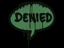 Sealed Graffiti | Denied (Jungle Green)