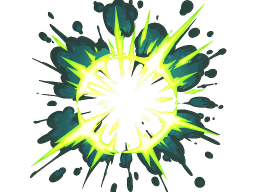 Sticker | Boom Epicenter (Glitter)