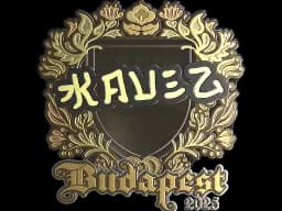 Sticker | kauez (Gold) | Budapest 2025