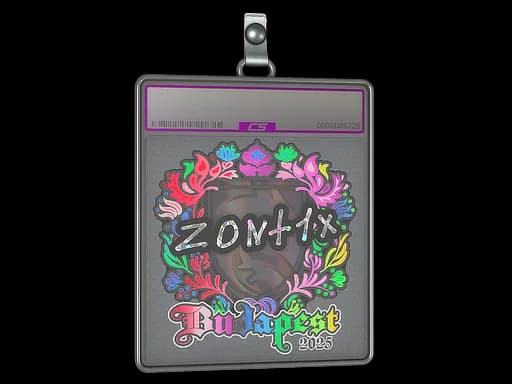 Sticker Slab | zont1x (Holo) | Budapest 2025
