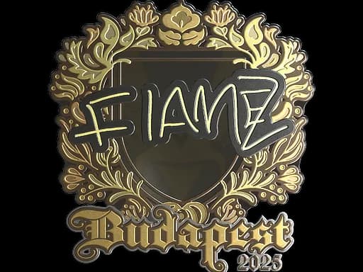 Sticker | FlameZ (Gold) | Budapest 2025