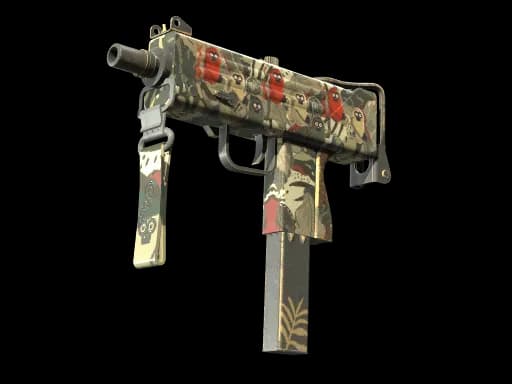 StatTrak™ MAC-10 | Monkeyflage (Field-Tested)