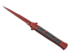 ★ Stiletto Knife | Crimson Web (Field-Tested)