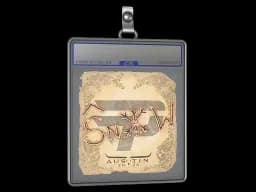 Sticker Slab | snow | Austin 2025