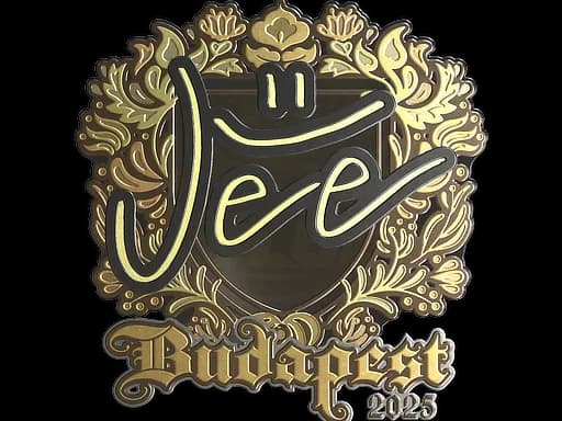 Sticker | Jee (Gold) | Budapest 2025