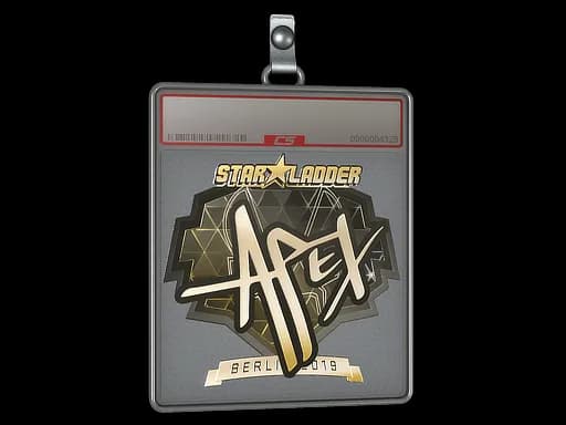 Sticker Slab | apEX (Gold) | Berlin 2019