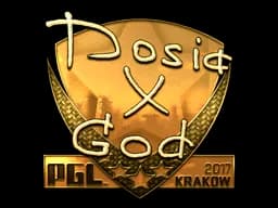 Sticker | Dosia (Gold) | Krakow 2017