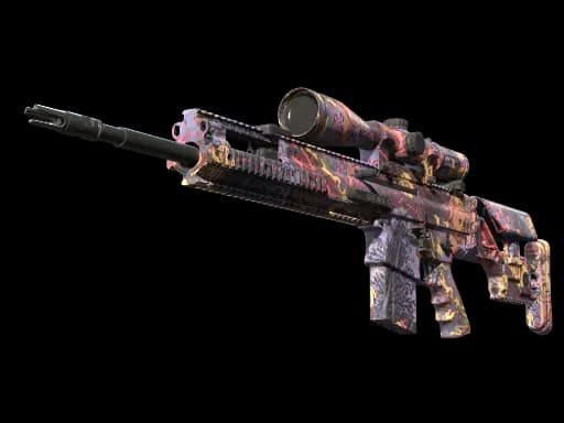 StatTrak™ SCAR-20 | Poultrygeist (Minimal Wear)