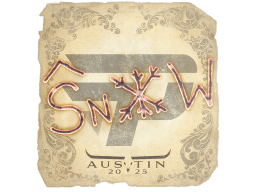 Sticker | snow | Austin 2025