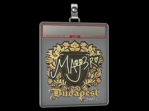 Sticker Slab | MAJ3R (Gold) | Budapest 2025