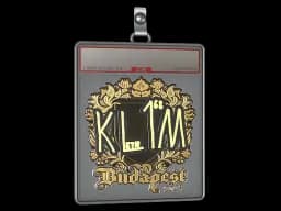 Sticker Slab | kl1m (Gold) | Budapest 2025