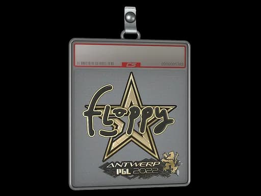 Sticker Slab | floppy (Gold) | Antwerp 2022