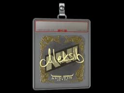 Sticker Slab | Aleksib (Gold) | Austin 2025