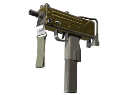 Souvenir MAC-10 | Gold Brick (Battle-Scarred)