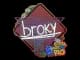 Sticker | broky (Glitter) | Rio 2022 CS2 skin