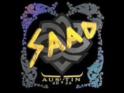 Sticker | saadzin (Holo) | Austin 2025