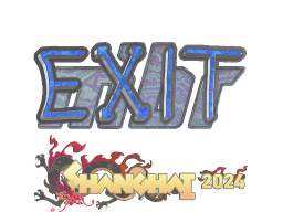 Sticker | exit (Holo) | Shanghai 2024