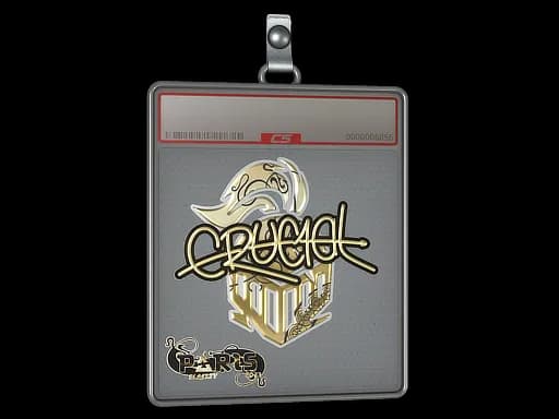 Sticker Slab | CRUC1AL (Gold) | Paris 2023