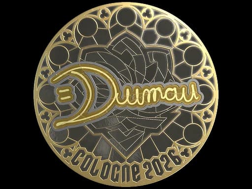 Sticker | dumau (Gold) | Cologne 2026