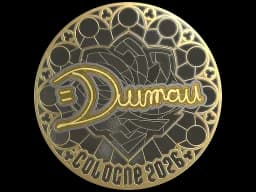 Sticker | dumau (Gold) | Cologne 2026