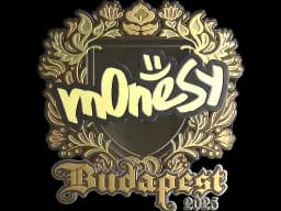 Sticker | m0NESY (Gold) | Budapest 2025