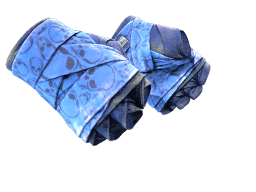 ★ Hand Wraps | Cobalt Skulls (Battle-Scarred)