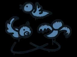 Sealed Graffiti | Dizzy (Monarch Blue)