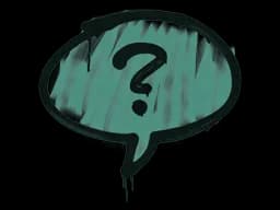 Sealed Graffiti | Question Mark (Frog Green)