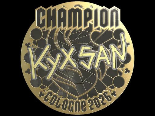 Sticker | kyxsan (Gold, Champion) | Cologne 2026