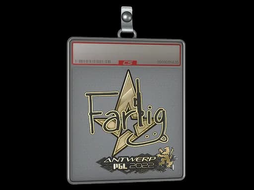 Sticker Slab | Farlig (Gold) | Antwerp 2022