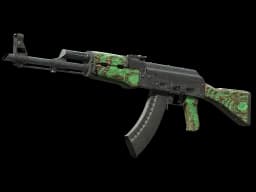Souvenir AK-47 | Green Laminate (Minimal Wear)