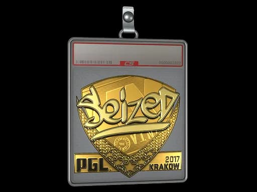 Sticker Slab | seized (Gold) | Krakow 2017